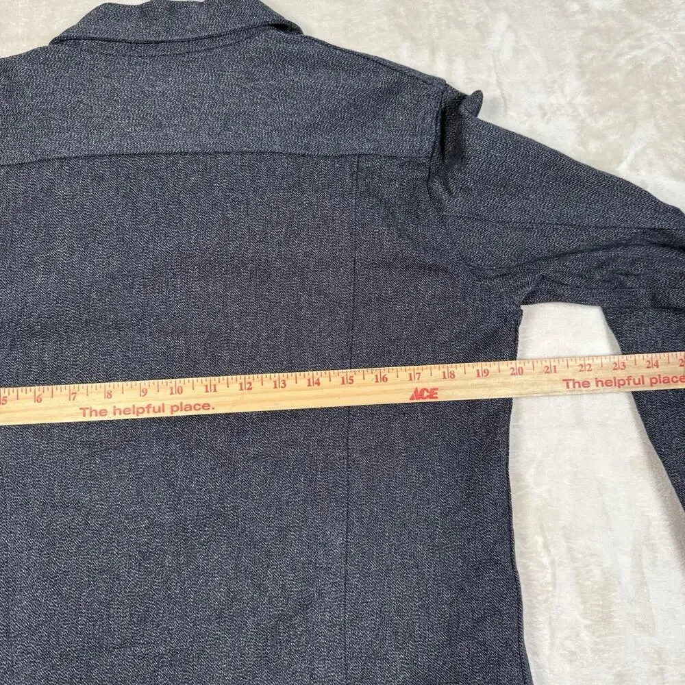 3Sixteen Ranch Jacket Mens Size Small Denim Selvedge Salt Pepper Barn - Picture 7 of 13